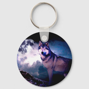 Lunar Wolf Schlüsselanhänger