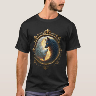Lunarer Ausgleich – Wo Schatten das Licht umarmen. T-Shirt