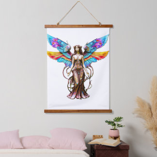 Lunaria Dreamwhisper Fairy Wandteppich Mit Holzrahmen