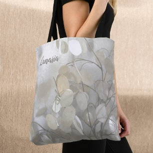 Lunaria Silver Dollar Floral Botanisch Tasche