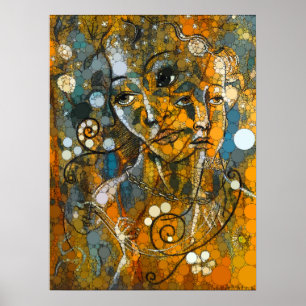 Lunaris, Unendlichkeit Punkte nach Francis Picabia Poster