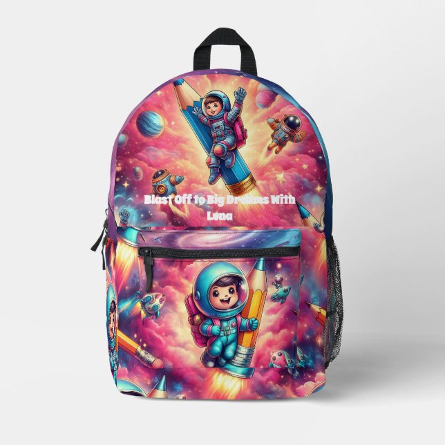 Lunas Galactic Adventure Rucksack - Erforschen Sie (Vorderseite)