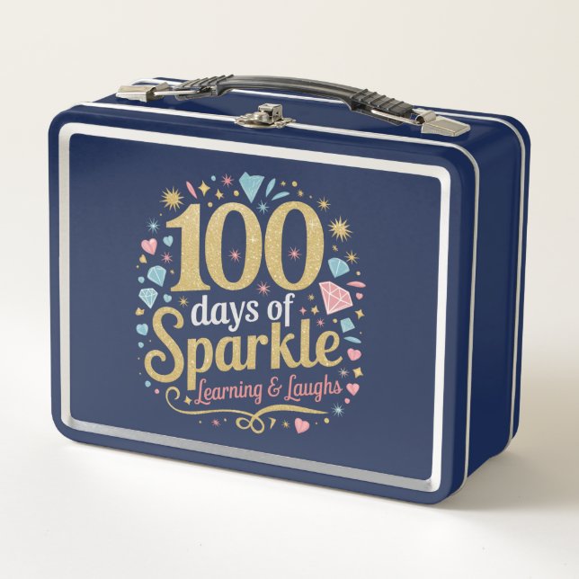 Lunch Box 100 Jours d'apprentissage et de rire (Devant)