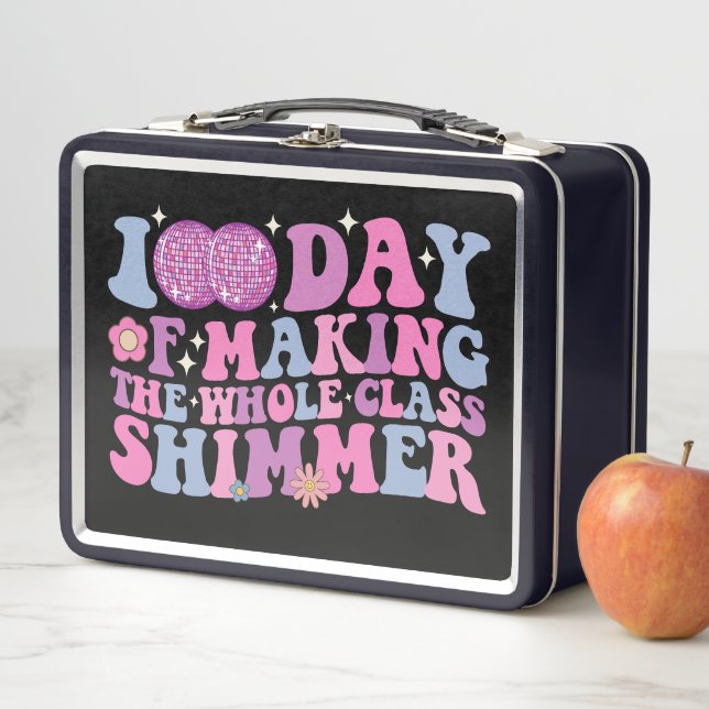 Lunch Box 100 Jours De Création De Toute La Classe Shimmer D (En situation)