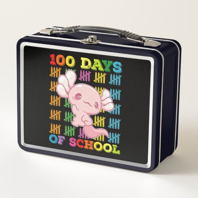 Lunch Box 100 Jours D'Enseignant Axolotl (Devant)