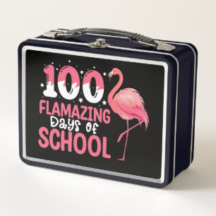 Lunch Box 100 Jours Flamazing d'école Professeur Flamant