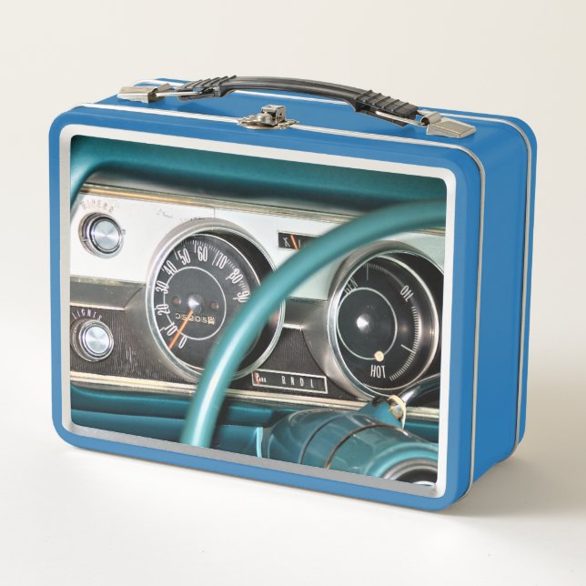 Lunch Box 1967 Classic Car Dashboard (Devant)