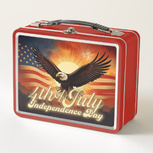Lunch Box 4 juillet - Aigle majestueux et feux d'artifice 🦅
