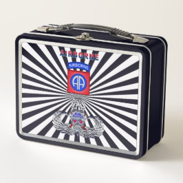 Lunch Box 82e Patch de crâne de la division aéroportée