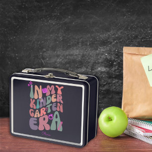 Lunch Box À l'ère de ma maternelle Vibes rétro avec nom