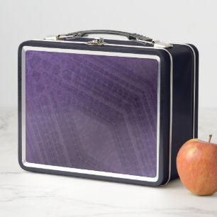 Lunch Box Acceptation Motif Boho violet écectique