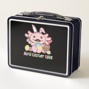 Lunch Box Alottes Oeufs De Pâques Axolotl Pâques Avec Pun