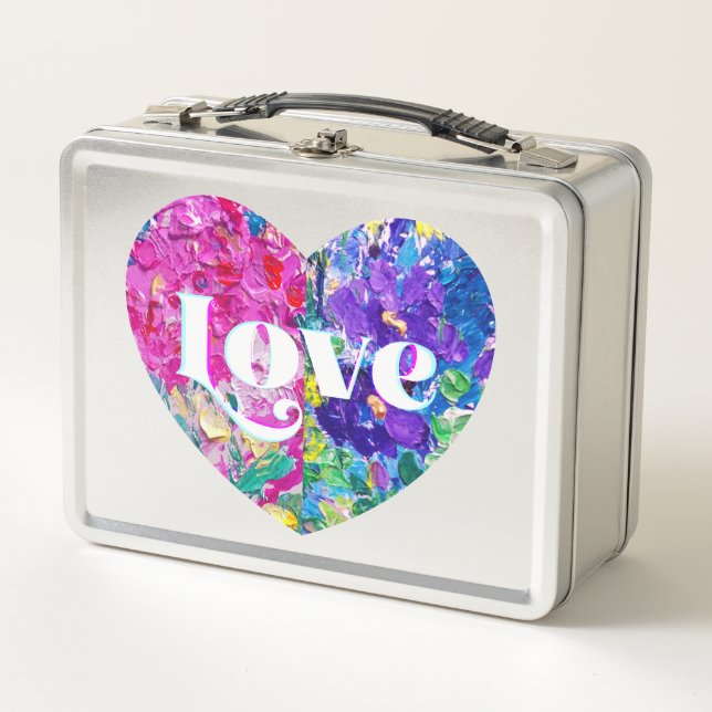 Lunch Box Amour Coeur divisé (Devant)