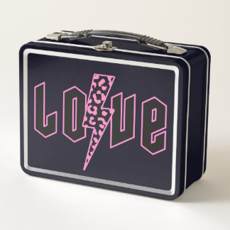 Lunch Box Amour Empreinte de léopard Lightning