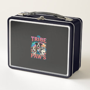Lunch Box Amoureux des chiens ma tribu a des pattes