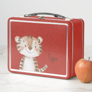Lunch Box Animal de safari tigre orange