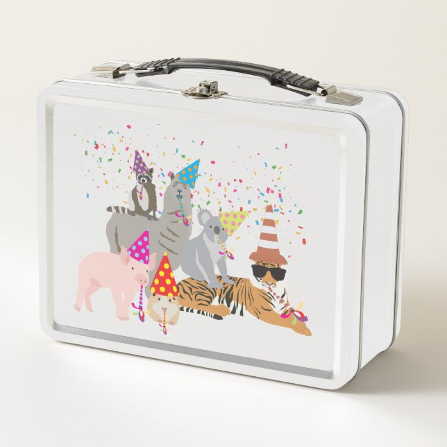 Lunch Box Animaux de fête (Devant)