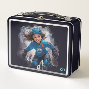 Lunch Box *~* AP94   Fille Joueuse de Hockey sur Glace Initi