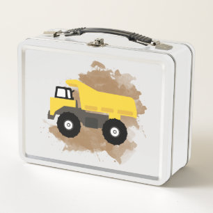 Lunch Box Aquarelle de la boue du véhicule de construction d