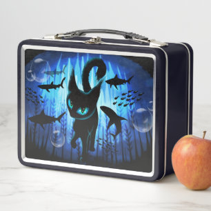 Lunch Box Aquaticat - Chat surréaliste en Imaginaire profond