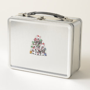 Lunch Box Arbre de Noël Bulldogs français French Bule frança