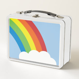 Lunch Box Arc-en-ciel rétro des années 80