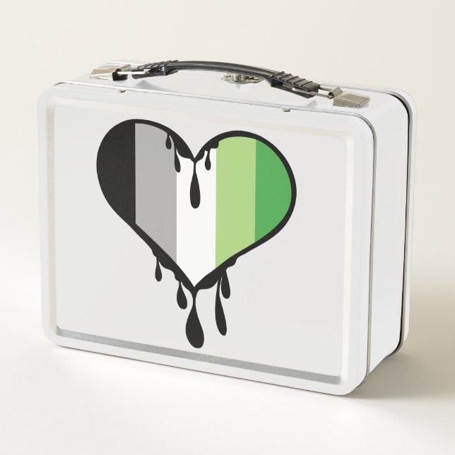 Lunch Box Aro Pride Coeur de goutte (Dos)