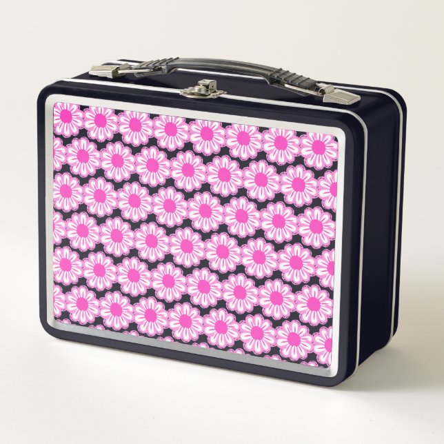 Lunch Box Arrière - plan à motif floral mignon (Devant)