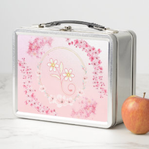 Lunch Box Art Floral rose, Fleur de printemps fraîche