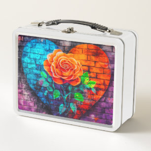 Lunch Box Artsy Heart