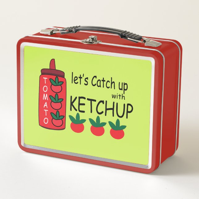 Lunch Box Attrapons Avec Ketchup (Devant)