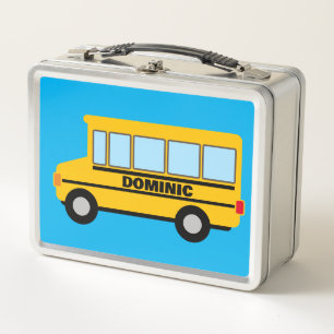 Lunch Box autobus scolaire américain jaune classique tirant