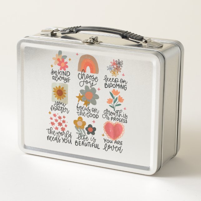 Lunch Box Autocollants de devis Inspiration (Devant)