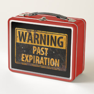 Lunch Box AVERTISSEMENT Expiration Passée - Sale Putrid Fly 