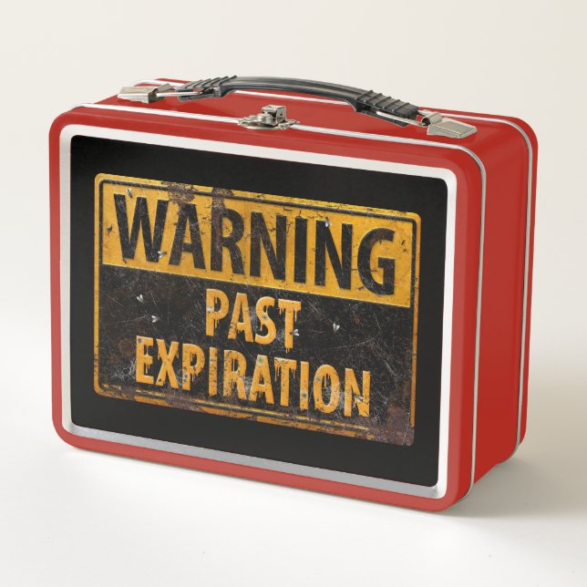Lunch Box AVERTISSEMENT Expiration Passée - Sale Putrid Fly  (Devant)