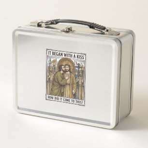 Lunch Box Baiser de trahison biblique vintage