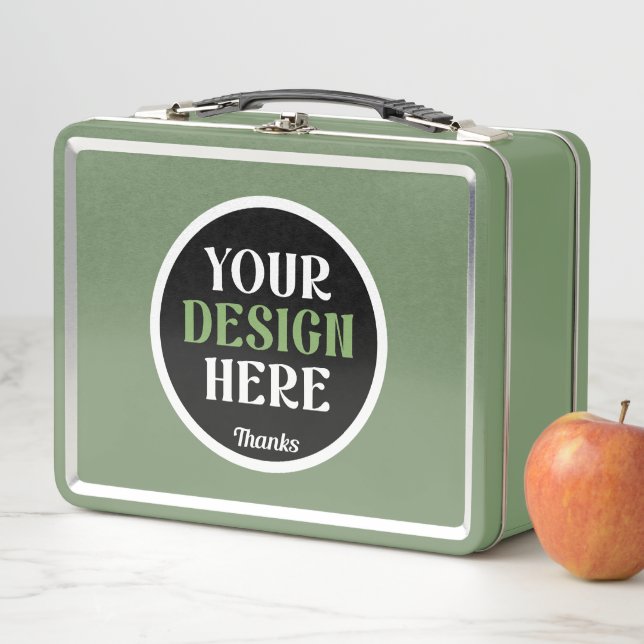 Lunch Box baiser personnalisé, unique, élégant et minimalist (En situation)