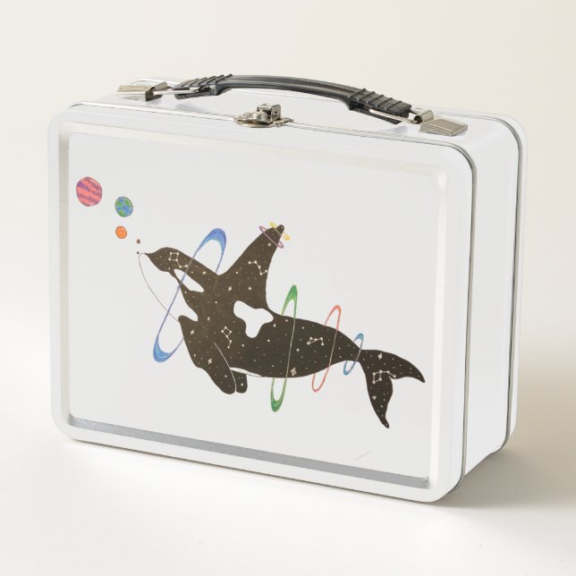 Lunch Box Baleine spatiale (Devant)