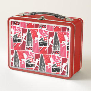 Lunch Box Bande dessinée Miraculaire Ladybug Paris Motif