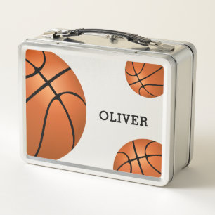 Lunch Box Basket-ball Sports Nom personnalisé