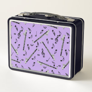 Lunch Box Bass Clarinet Music Note Motif