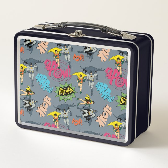 Lunch Box Batman Et Robin Motif Action (Devant)