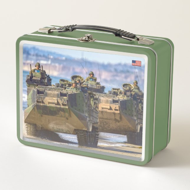 Lunch Box BEACH ARMOR - Véhicule amphibie d'assaut (Devant)
