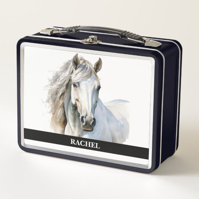 Lunch Box Beau cheval arabe (Devant)