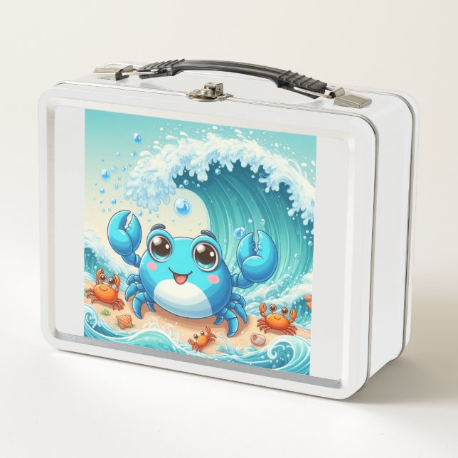 Lunch Box Beau crabe bleu (Devant)