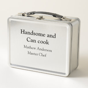Lunch Box Beau et peut cuisiner ajouter nom master chef date