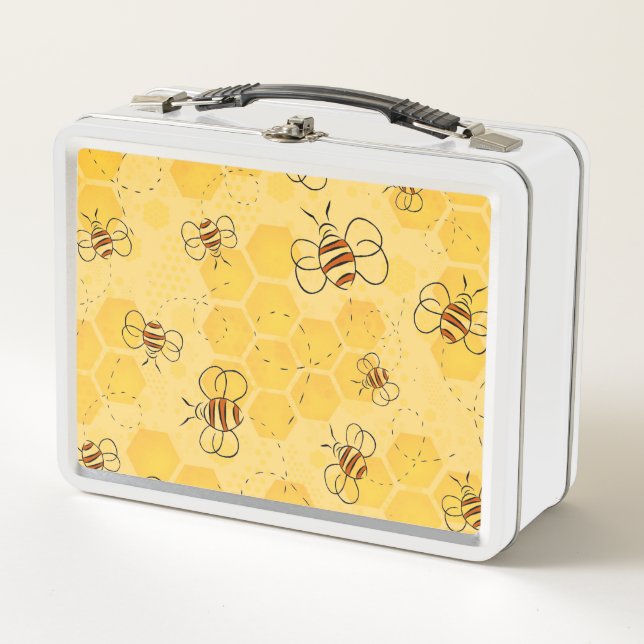 Lunch Box Bee Buzzing Honey Bees mignonne (Devant)