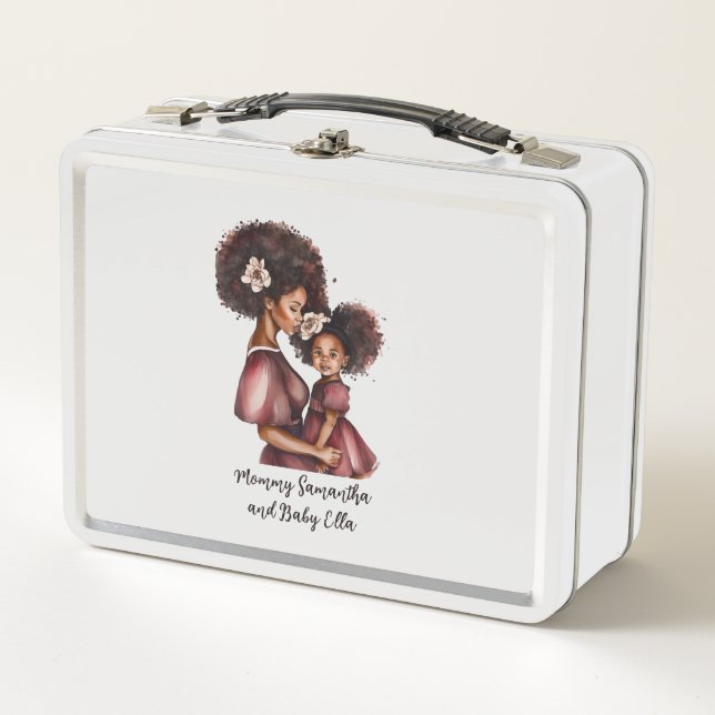 Lunch Box Belle mère et fille noire (27) (Devant)