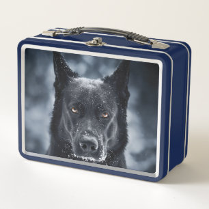 Lunch Box Black German Shepherd
