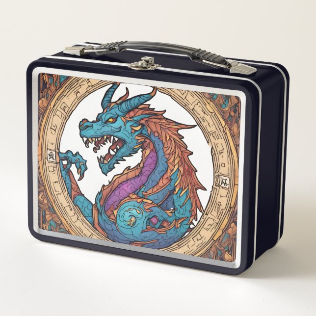 Lunch Box Boîte à déjeuner Dragon (Devant)